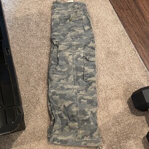 YoungLA Gray Camouflage Pants
